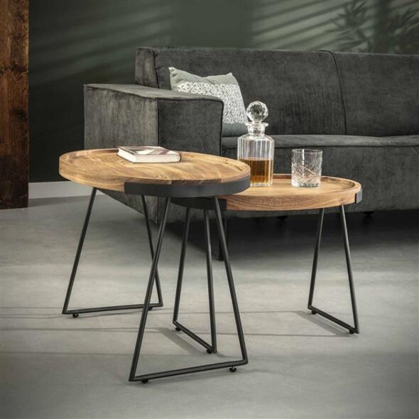 Salontafel Tabell, set van 2