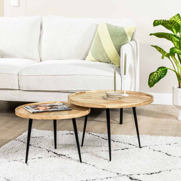 Salontafel Chris, set van 2