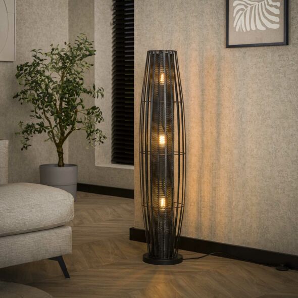 Vloerlamp 120 cylinder mesh M
