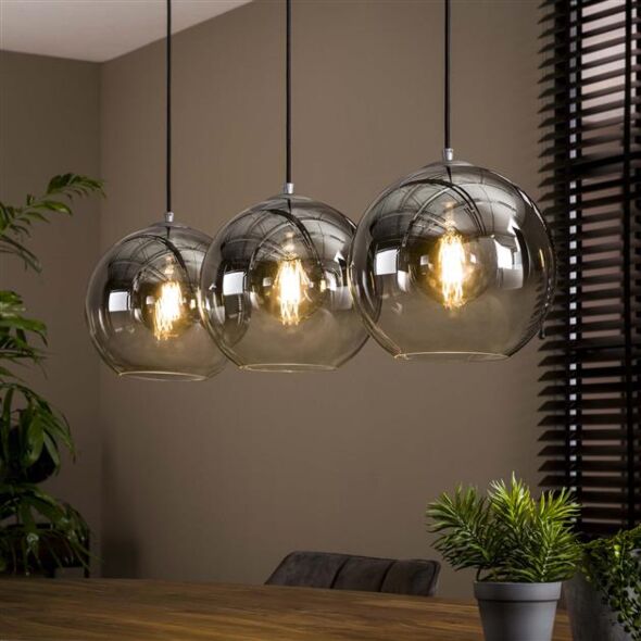 Hanglamp Bubble Shaded 3-lichts