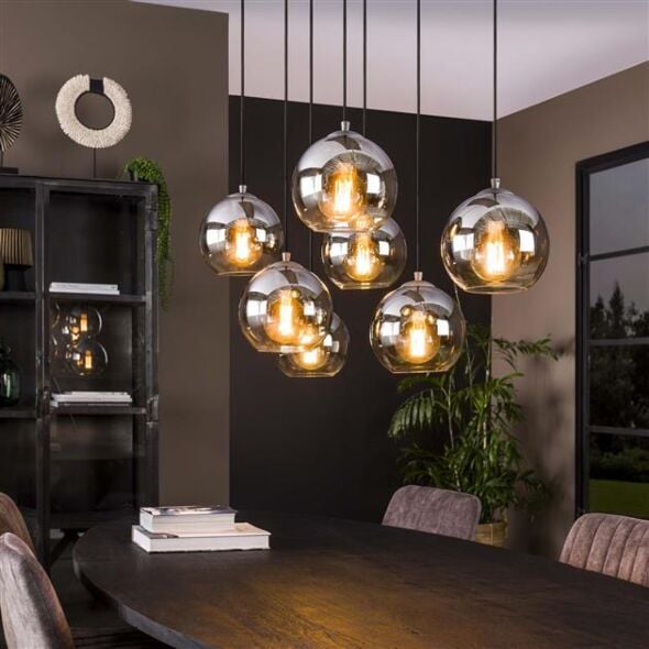Hanglamp Bubble Shaded 7-lichts
