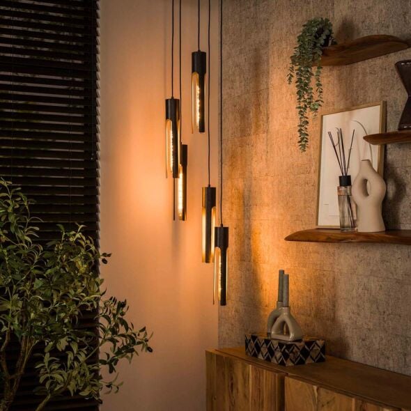 Hanglamp Tube 5 lichts