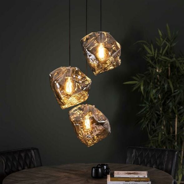 Hanglamp Chrome 3-lichts