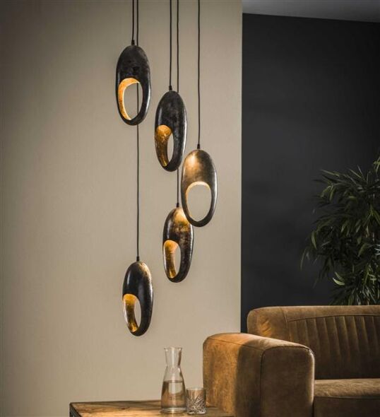 Hanglamp Open Oog 5-lichts