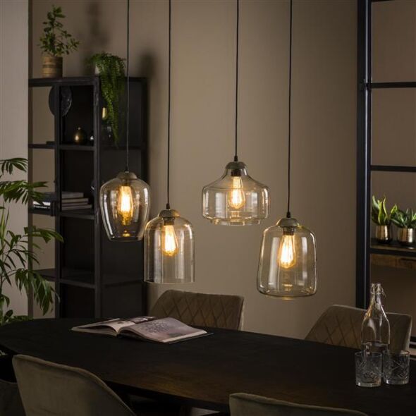 Hanglamp Clear Mix XL 4-lichts