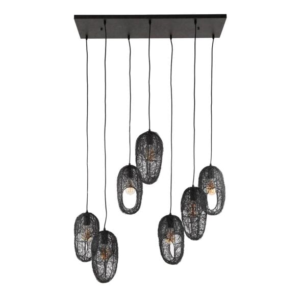 Hanglamp Wire 7-lichts