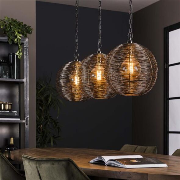 Hanglamp Web 3-lichts