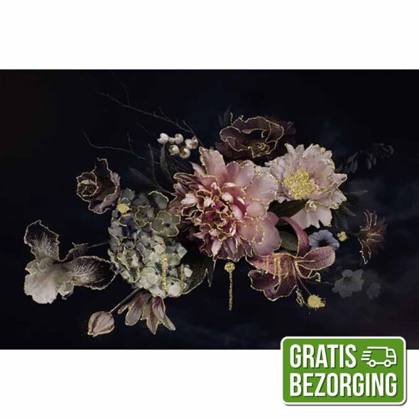 Bloemen Glasschilderij 120x80