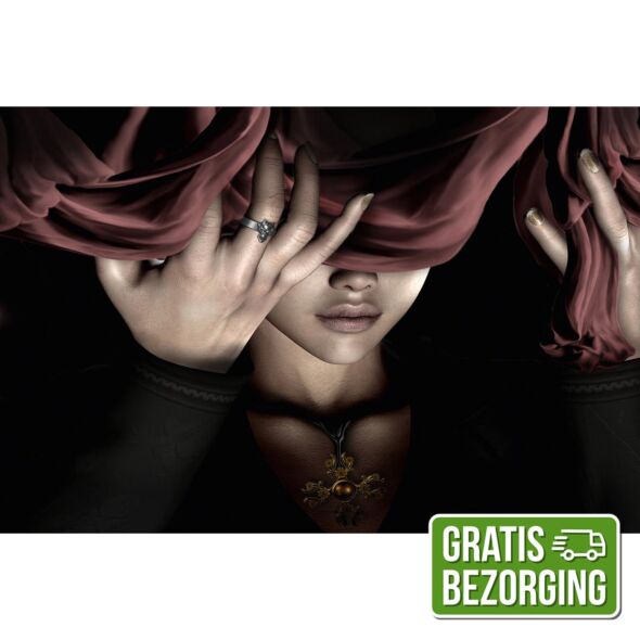 Glasschilderij Blindfold 120x80