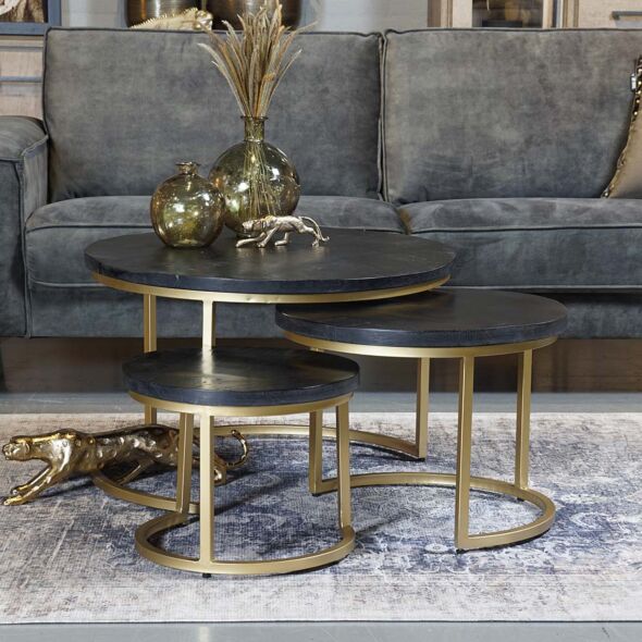Salontafel Suzy, set van 3