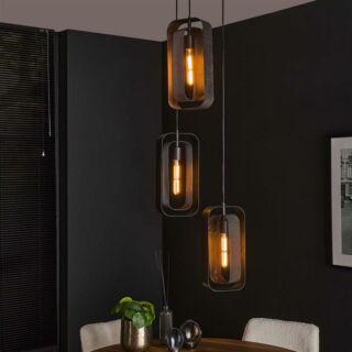 Hanglamp Mesh rotate 3-lichts 