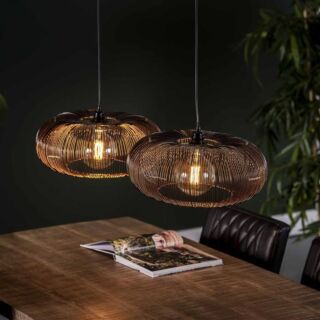 Hanglamp Copper Twist 2-lichts
