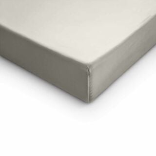 Hoeslaken Satijn Topper Crème 90x200