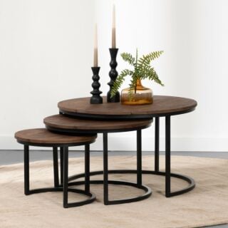 Salontafel Lieke, set van 3