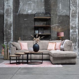 Hoekbank Brandon 2,5+Ottomaan