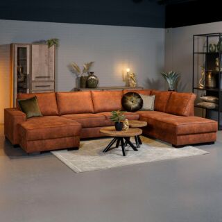U-bank Marly Divan+2,5+Ottomaan large