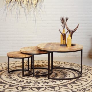 Salontafel Susan, set van 3