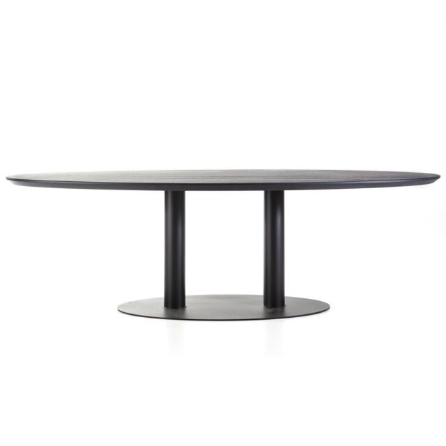 Eettafel Ovaal Zwart
