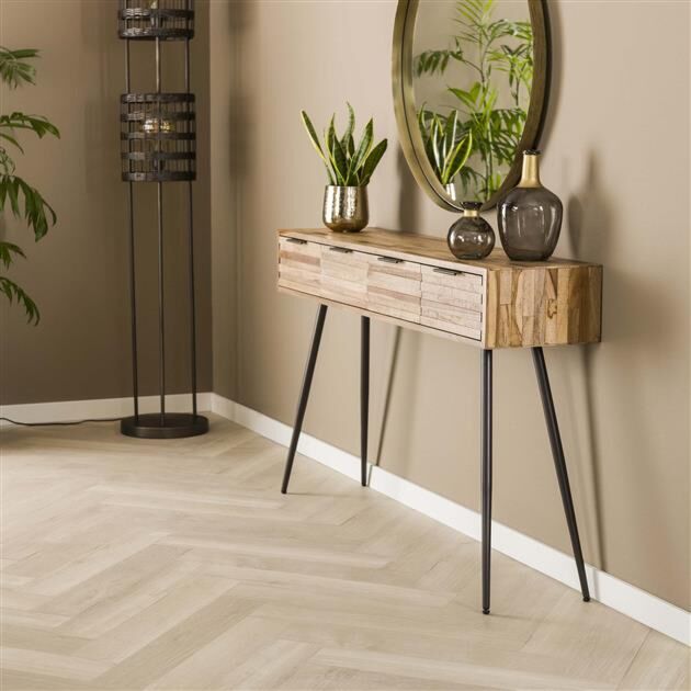 Sidetable Teca Strip