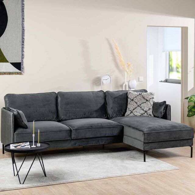 Fashion 2.0 Loungebank 2+Divan Antraciet