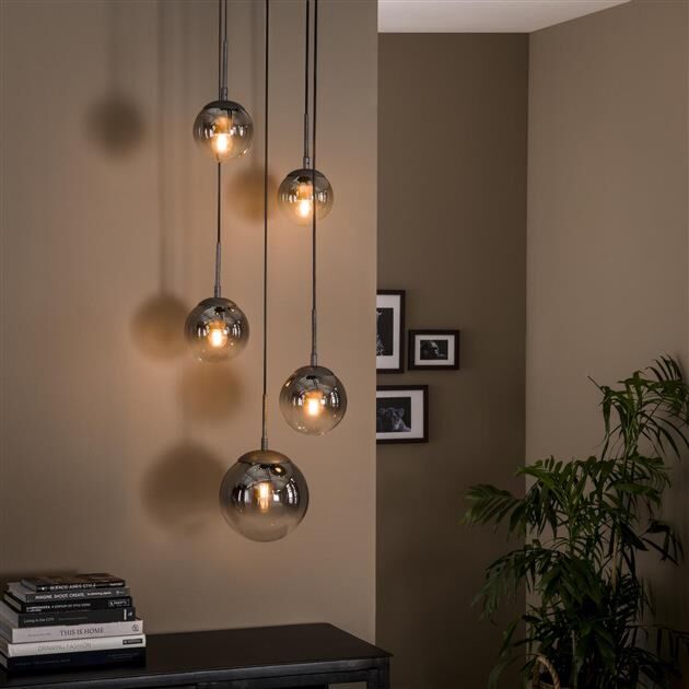Hanglamp Bubble Shaded 5-lichts