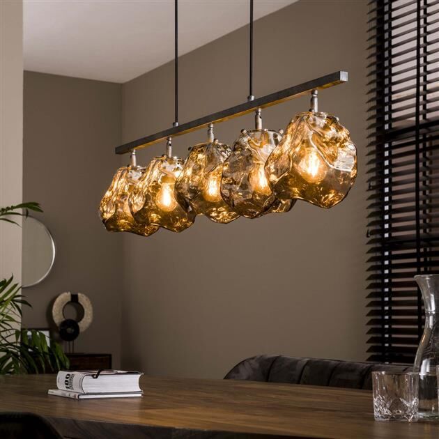 Hanglamp Rocky 5-lichts