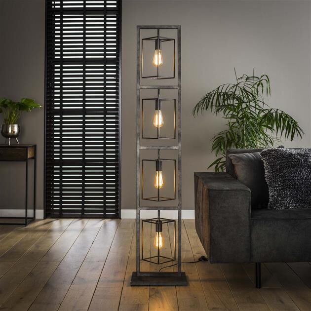 Vloerlamp Cubic 4-lichts