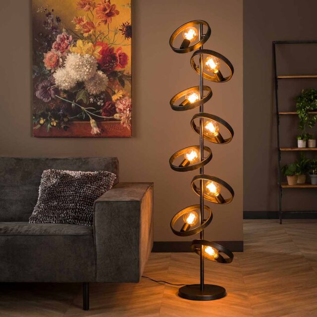 Vloerlamp Hover 8-lichts