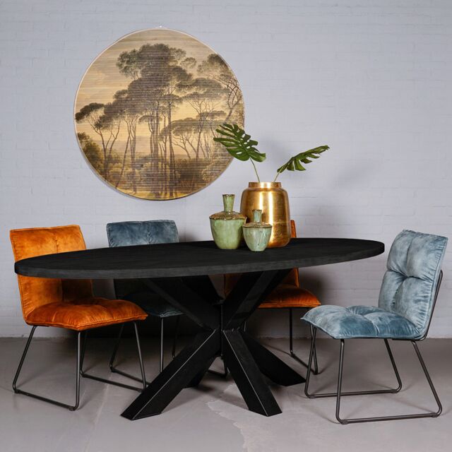 Eettafel Edison Zwart